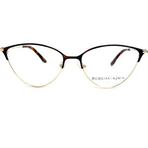 BCBG Maxazria Cat Eye Eyeglasses Frames 54 16 135 Arla Gold Tortoise‎ H16851